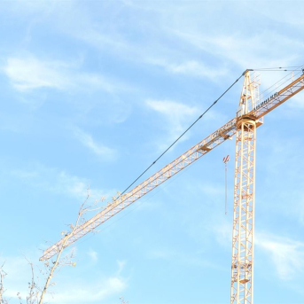 Grua de edificación EUROPA PRESS