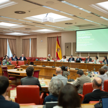 Presentación del manifiesto del GECV en la Sala Constitucional del Congreso DAVID MORALES