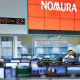 Logo de la firma de inversiones japonesa Nomura. NOMURA
