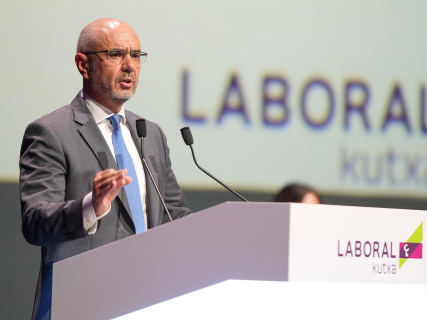 Xabier Egibar, director gebneral de Laboral Kutxa LABORAL KUTXA