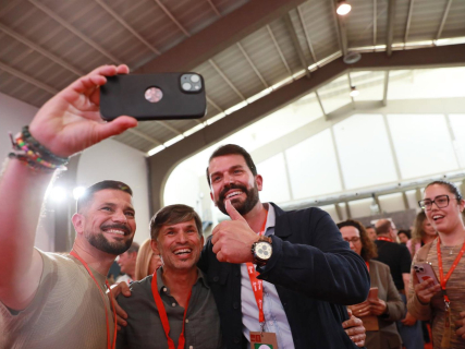 El secretario general del Psoe de extremadura, Álvaro Sánchez Cotrina, en el Congreso Extraordinario del PSeo Extremadura PSOE DE EXTREMADURA