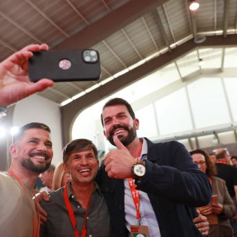 El secretario general del Psoe de extremadura, Álvaro Sánchez Cotrina, en el Congreso Extraordinario del PSeo Extremadura PSOE DE EXTREMADURA