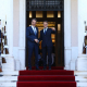 El primer ministro de Grecia, Kyriakos Mitsotakis, recibe al presidente de Francia, Emmanuel Macron  Europa Press/Contacto/Aristidis Vafeiadakis