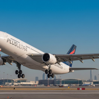 Avión A330 de Plus Ultra. PLUS ULTRA
