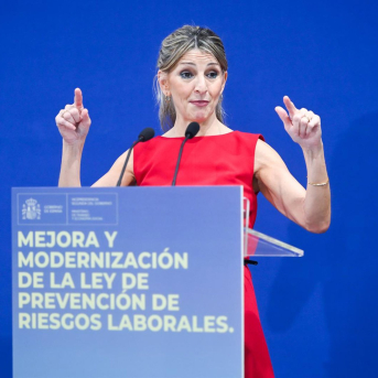 La vicepresidenta segunda del Gobierno y ministra de Trabajo y Economía Social, Yolanda Díaz Gustavo Valiente - Europa Press