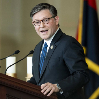 El presidente de la Cámara de Representantes, el republicano Mike Johnson Europa Press/Contacto/Michael Brochstein