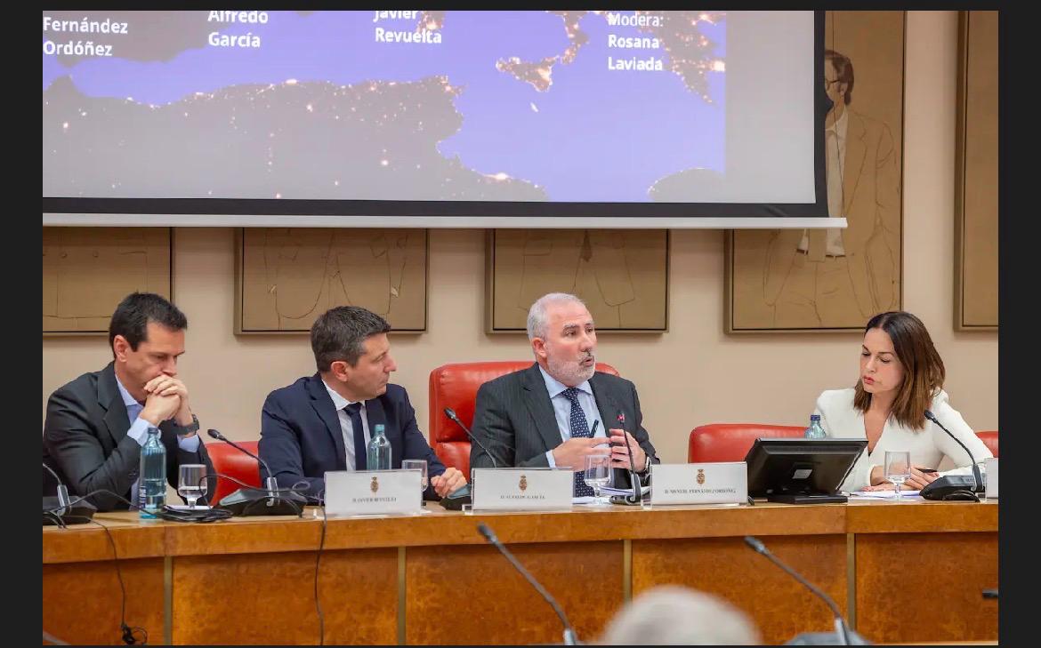 El Congreso celebró ayer un jornada con motivo del primero aniversario del gran apagón, en el que participaron expertos como Javier Revuelta, Alfredo Martín y Manuel Fernández Ordoñez, junto a la moderadora y periodista, Rosana Laviada. Foto: Congreso.