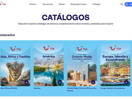 TUI Spain lanza una nueva web B2B que incorpora todos los activos y marcas del grupo alemán. TUI SPAIN