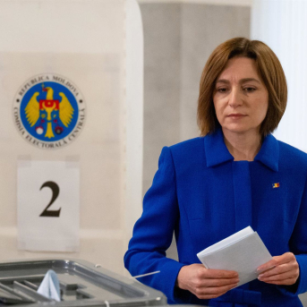 La presidenta de Moldavia, Maia Sandu. Europa Press/Contacto/Vadim Denisov