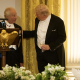 El rey Carlos III de Inglaterra (izquierda), junto al presidente de Estados Unidos, Donald Trump, durante una cena de Estado en la Casa Blanca (archivo) Europa Press/Contacto/Craig Hudson - Pool via CNP