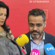 El portavoz del PSOE de Extremadura, Manuel José González Andrade, atiende a los medios de comunicación en la sede del grupo parlamentario en la Asamblea. EUROPA PRESS