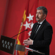 El consejero de Presidencia, Justicia y Administración Local de la Comunidad de Madrid, Miguel Ángel García Martín, en rueda de prensa posterior al Consejo de Gobierno COMUNIDAD DE MADRID