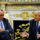 El presidente de EEUU, Donald Trump, durante un encuentro bilateral en la Casa Blanca con el canciller alemán, Friedrich Merz. Europa Press/Contacto/Samuel Corum - Pool via CNP
