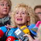 Imagen de archivo de la presidenta de Amama, Ángela Claverol, atendiendo a los medios de comunicación. Francisco J. Olmo - Europa Press