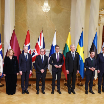 Líderes de la JEF en una cumbre celebrada en Helsinki Europa Press/Contacto/Marina Takimoto