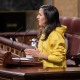 La secretaria general de Podemos, Ione Belarra, durante una sesión plenaria en el Congreso, a 29 de abril de 2026, en Madrid (España).  César Vallejo Rodríguez - Europa Press