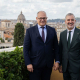 El alcalde de Barcelona, Jaume Collboni, en una visita institucional en Roma (Italia), junto al alcalde de la capital italiana, Roberto Gualtieri AJUNTAMENT DE BARCELONA