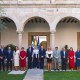 Foto de familia del Consejo de Gobierno tras la toma de posesión de los consejeros en la sede de Presidencia. JAVIER CINTAS-EUROPA PRESS
