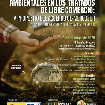 La Universidad de Jaén será sede de un congreso sobre el impacto del acuerdo UE-Mercosur