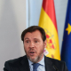 El ministro de Transportes y Movilidad Sostenible, Óscar Puente, durante la rueda de prensa Matias Chiofalo - Europa Press