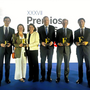 Equipo de Mutuactivos en la última edición de los Premios Expansión-Allfunds 2025. MUTUACTIVOS