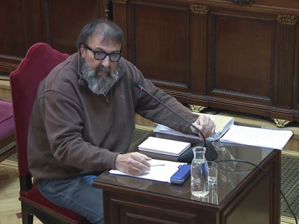 El exasesor ministerial Koldo García durante su declaración como acusado en el juicio de las mascarillas en el Tribunal Supremo, a 30 de abril de 2026, en Madrid (España). EUROPA PRESS
