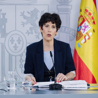 La ministra de Seguridad Social, Elma Saiz. Carlos Luján - Europa Press