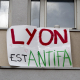 Un cartel antifascista en Lyon, en Francia Europa Press/Contacto/Sandrine Thesillat