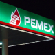 Logo de Petróleos Mexicanos (Pemex) en una gasolinera. MATTHEW RUTLEDGE