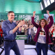 El secretario general del PSOE y presidente del Gobierno, Pedro Sánchez, durante un acto de campaña por el 17M en el Colegio Mayor La Asunción de Córdoba junto a la secretaria general del PSOE-A, María Jesús Montero. Madero Cubero - Europa Press
