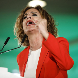 La secretaria general del PSOE-A y candidata a la Presidencia de la Junta de Andalucía, María Jesús Montero. Álex Cámara - Europa Press