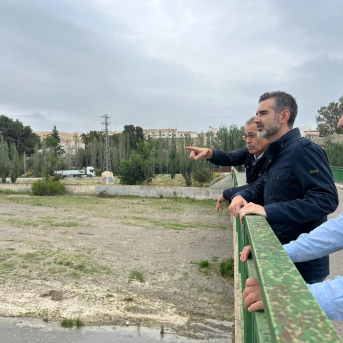 Las obras en el río Almanzora en Olula del Río refuerzan su capacidad hidráulica