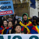 Imagen de archivo de protestas de la diáspora uigur en Londres en 2025  Europa Press/Contacto/Thomas Krych