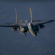 Caza F-15E estadounidense durante una patrulla de combate sobre Oriente Próximo (archivo) Europa Press/Contacto/A1c Christopher Lyons/U.S Ai