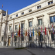 Banderas de las Comunidades Autónomas frente a la fachada del Palacio del Senado, a 14 de enero de 2025, en Madrid (España). Jesús Hellín - Europa Press