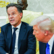 El secretario general de la OTAN, Mark Rutte, y el presidente de Estados Unidos, Donald Trump  Europa Press/Contacto/Aaron Schwartz - Pool via CN