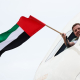 Bandera de Emiratos en un avión en Abú Dhabi (archivo) Europa Press/Contacto/Dmitry Feoktistov