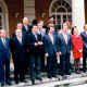 Gabinete de Gobierno de la primera legislatura de José María Aznar, aprobada por el Congreso de los Diputado el 4 de mayo de 1996. MONCLOA