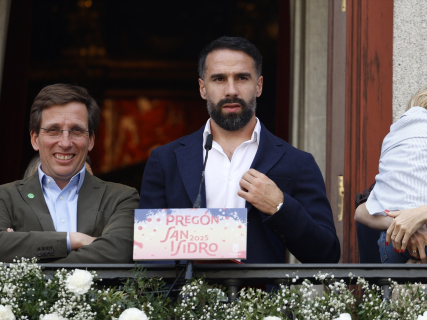 EuropaPress 6708614 alcalde madrid jose luis martinez almeida futbolista dani carvajal pregon