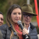 La candidata presidencial colombiana Paloma Valencia y el expresidente Álvaro Uribe Europa Press/Contacto/Camilo Erasso