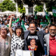 El candidato de Adelante Andalucía, José Ignacio García, en un mitin en Jerez de la Frontera (Cádiz). ADELANTE ANDALUCIA