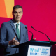 El presidente del Gobierno, Pedro Sánchez, durante una intervención pública. Fernando Sánchez - Europa Press