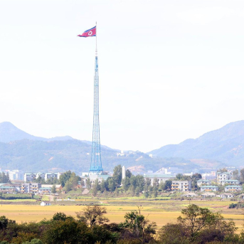 Imagen de archivo de una bandera de Corea del Norte. -/YNA/dpa