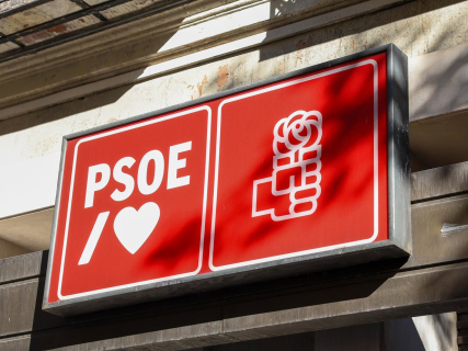 Fachada de la sede del PSOE en la calle Ferraz de Madrid.  Marta Fernández - Europa Press