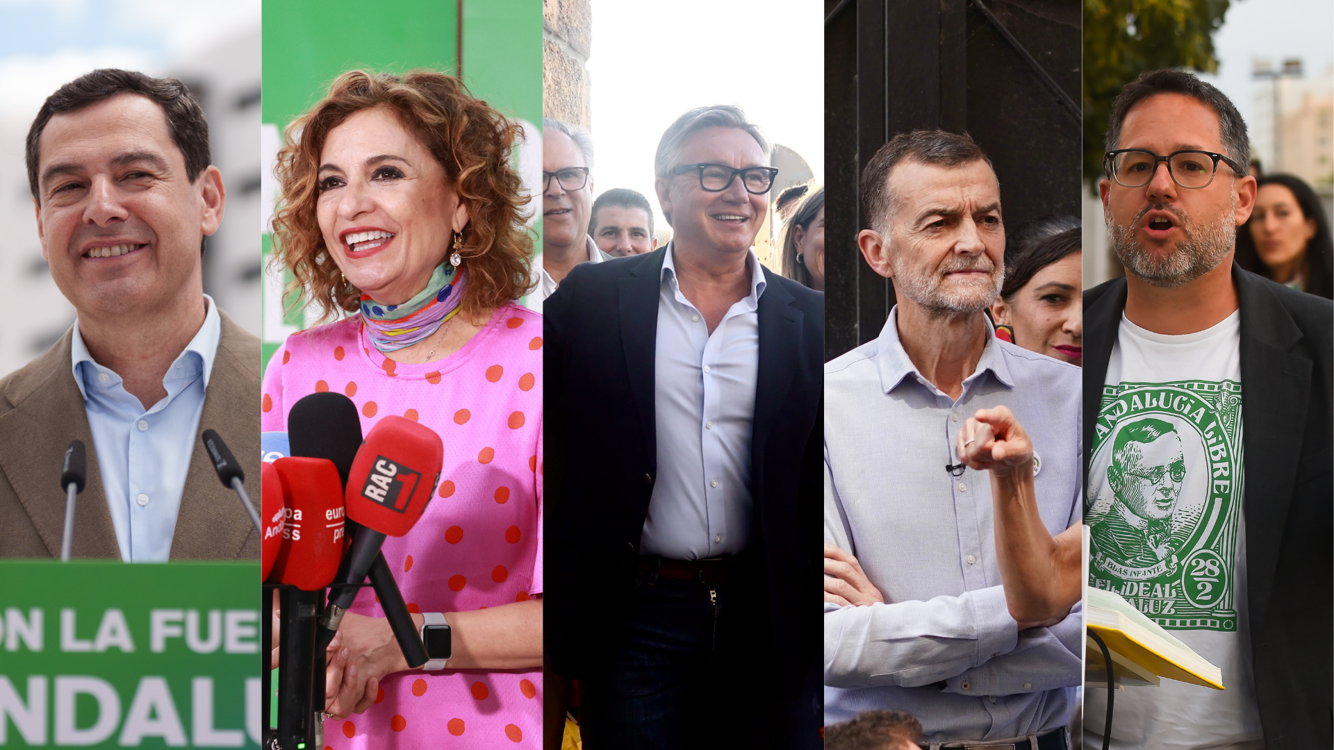 Canal Sur celebró este lunes el último gran debate de la campaña. Ilustración: Demócrata. 