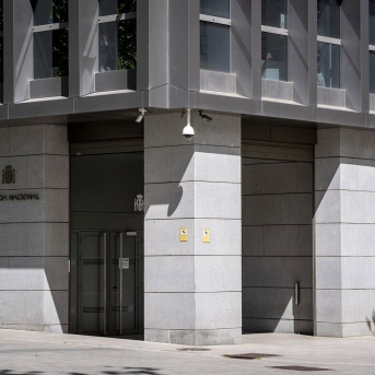 Fachada de la Audiencia Nacional, en Madrid (España).  A. Pérez Meca - Europa Press