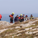 Servicios de emergencias trabajan en el lugar de los hechos, la playa de El Bocal, a 4 de marzo de 2026, en Santander, Cantabria (España).  . Juanma Serrano - Europa Press