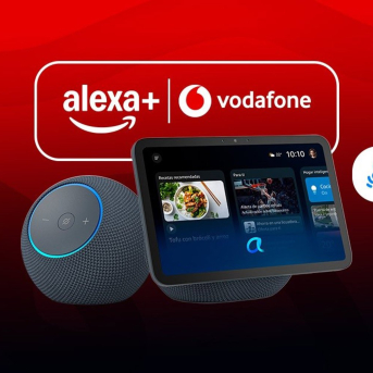 Vodafone ofrecerá en exclusiva los nuevos dispositivos Echo con Alexa+ en España. VODAFONE