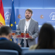 El diputado de Compromís y portavoz adjunto de Sumar en el Congreso, Alberto Ibáñez, durante una rueda de prensa en el Congreso de los Diputados, a 28 de abril de 2026, en Madrid (España). Alberto Ortega - Europa Press