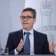El ministro de la Presidencia, Justicia y Relaciones con las Cortes, Félix Bolaños, durante la rueda de prensa posterior al Consejo de Ministros de este martes, 5 de mayo Alejandro Martínez Vélez - Europa Press